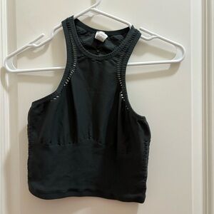 Alo Yoga Army Green Seamless Open Air Racerback Tank Size Small Yoga Athletic